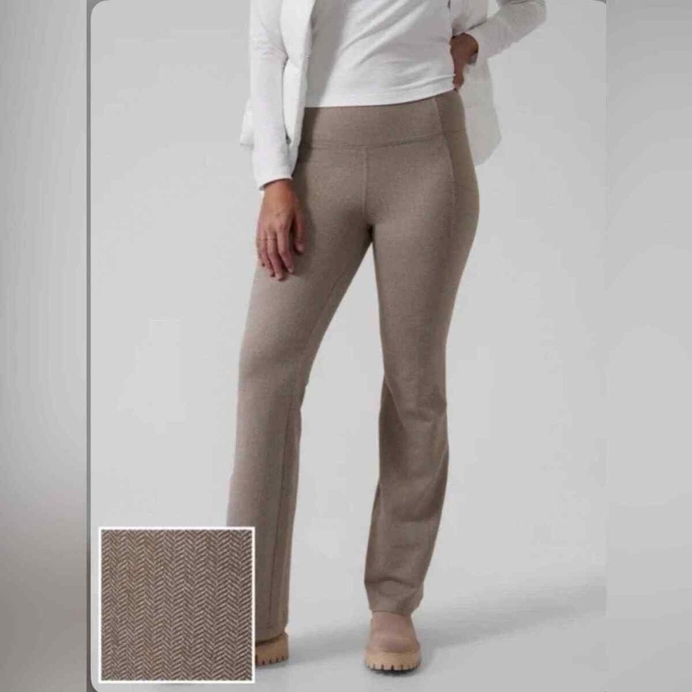 Athleta Delaney Herringbone Flare Pant